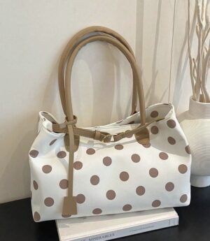 SAC A MAIN BEIGE A POIDS MARRON