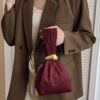 SAC A MAIN ROUGE BORDEAUX
