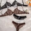 Screenshot ENSEMBLE DE LINGERIE NOIRE , MARRON ET BLANC